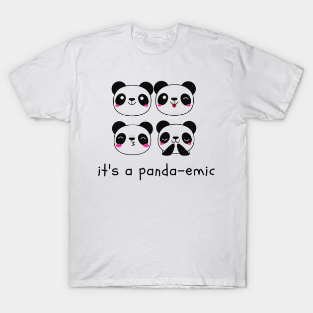 It's a Panda-emic Horde T-Shirt by NoColorDesigns